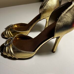 Steve Madden Gold Heels